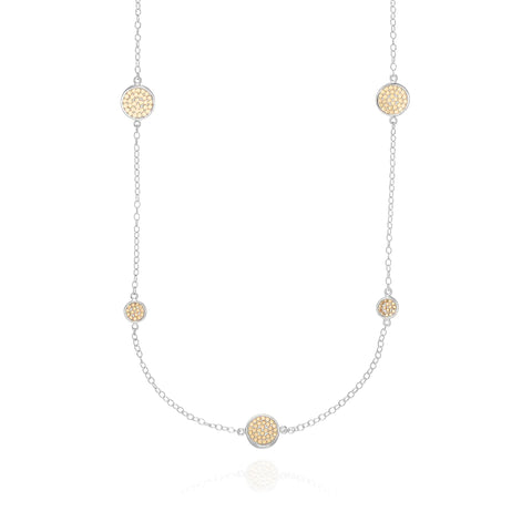Anna Beck Classic Long Multi-Disc Station Necklace