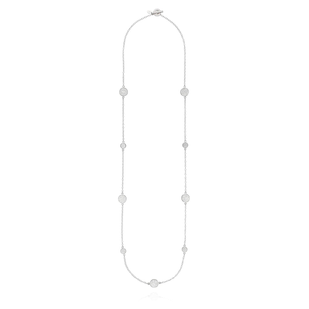 Anna Beck Classic Long Multi-Disc Station Necklace