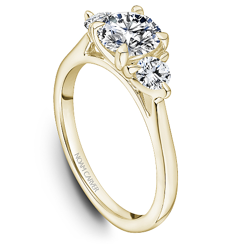 Noam Carver Three Stone Diamond Engagement Ring
