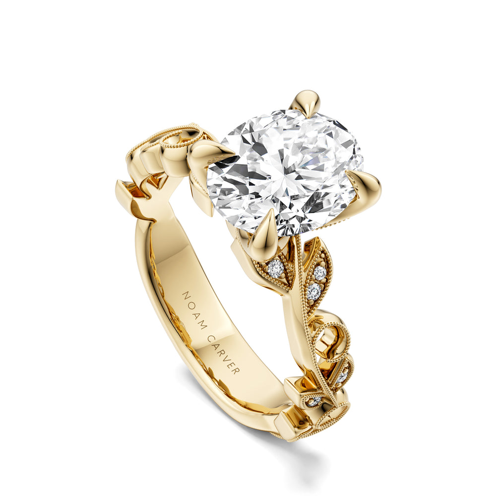 Noam Carver Floral Diamond Engagement Ring
