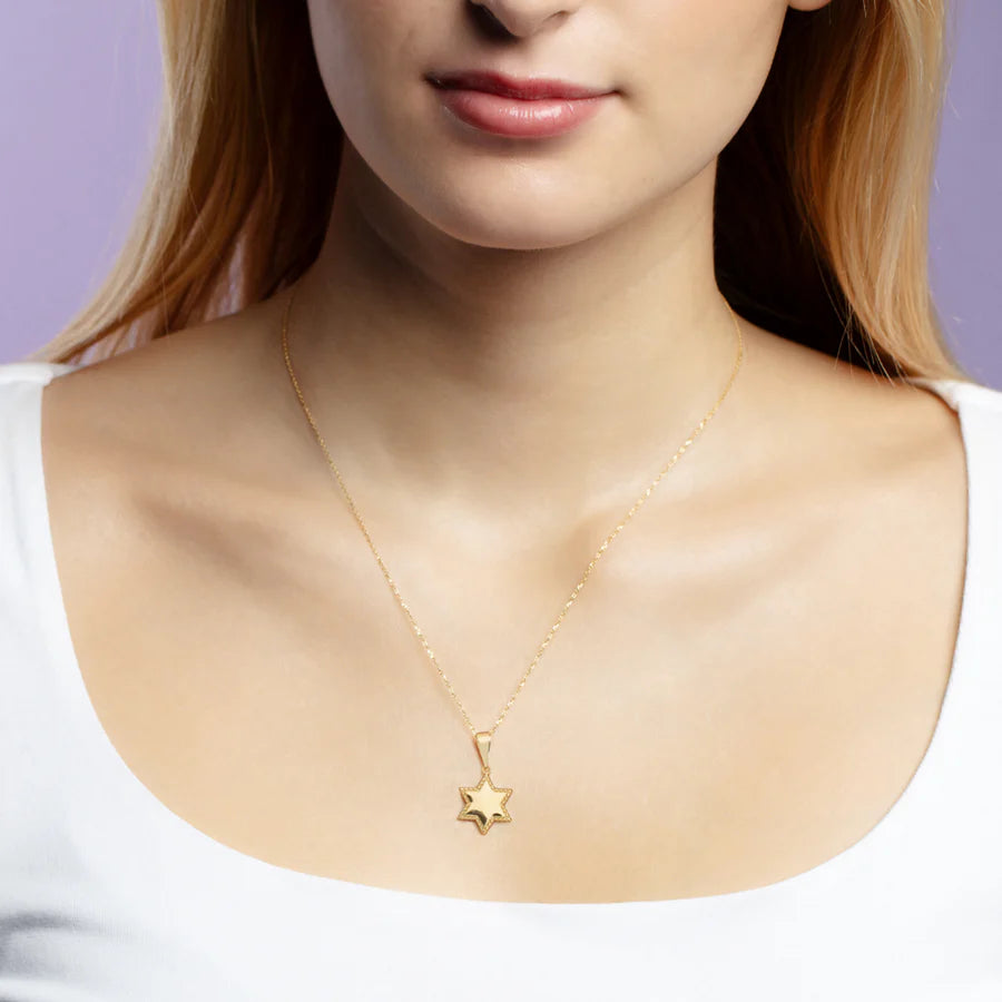 Phillip Gavriel 14K Star of David Pendant