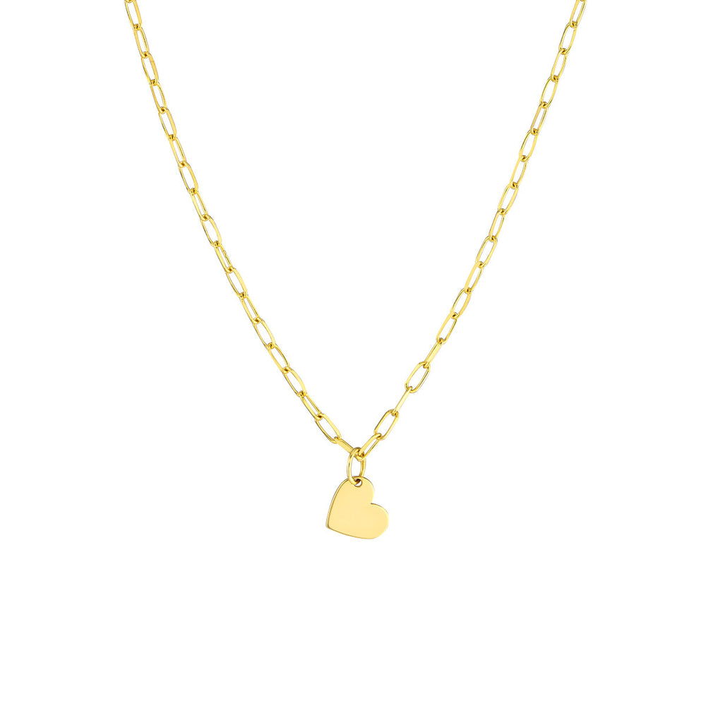 Paperclip Heart Necklace