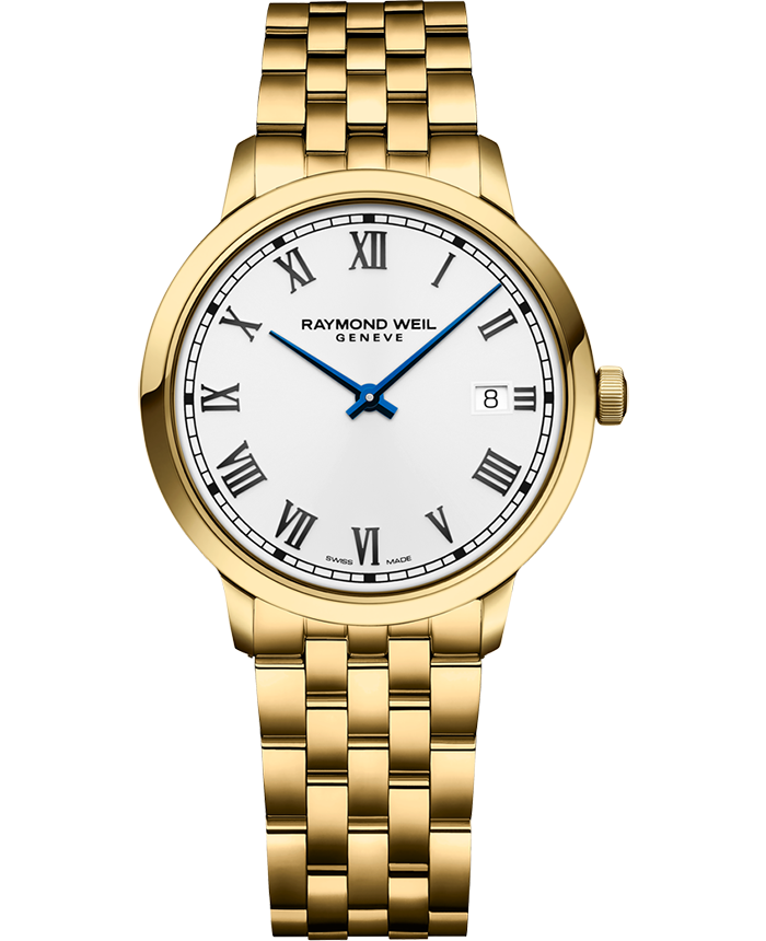 Barmakian | Raymond Weil Toccata Men's Classic Gold PVD White Dial Barmakian | Raymond Weil Toccata Men's Classic Gold PVD White Dial