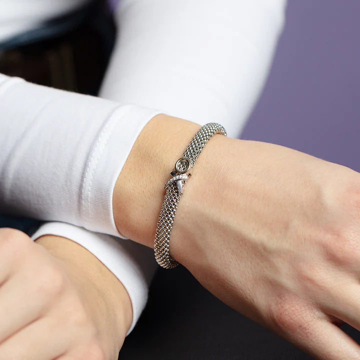 Phillip Gavriel Silver & 18K Gold & Diamond Prosecco XO Cuff