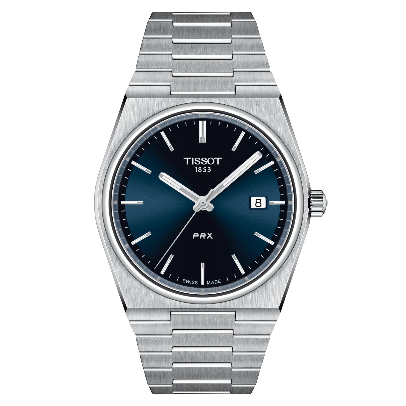 40mm Power Matic 80 Tissot PRX Powermatic 80 Blue Dial And