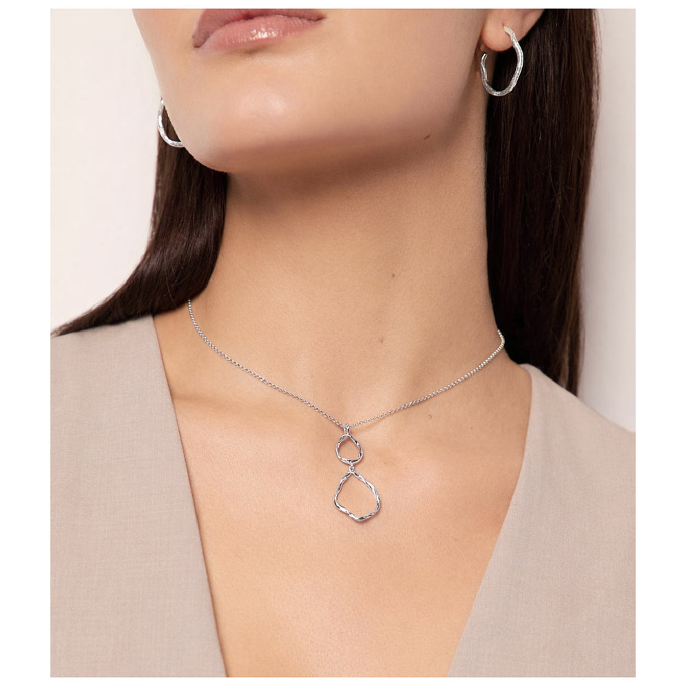 Jorge Revilla Rolling Irregular Two-Link Pendant