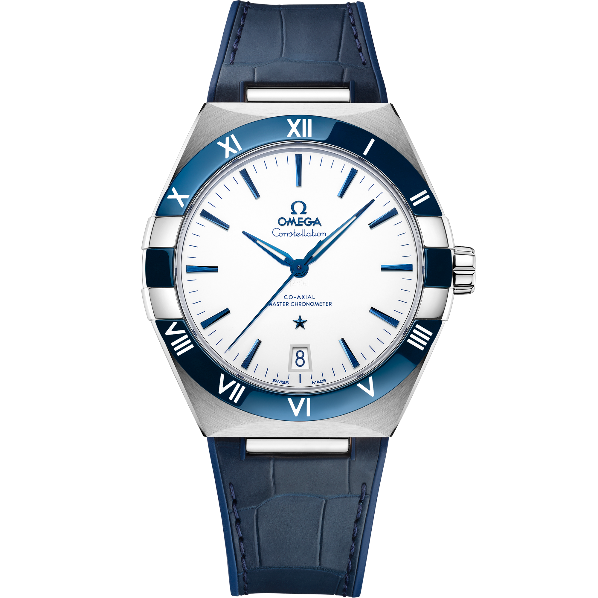 Barmakian | Omega Constellation 41mm steel on leather strap Barmakian | Omega Constellation 41mm steel on leather strap