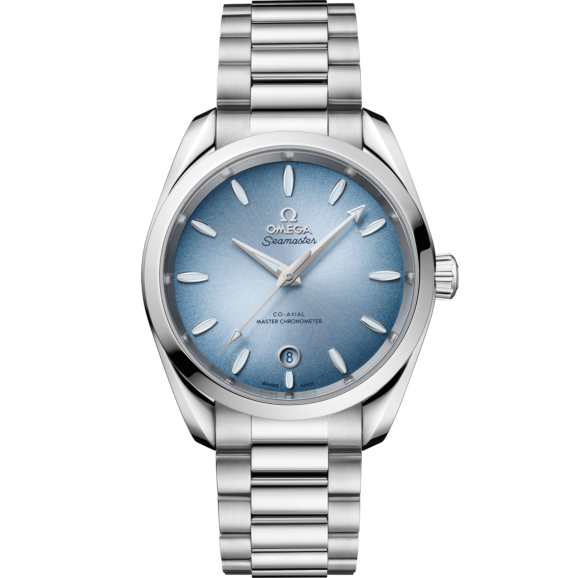 OMEGA Seamaster シルバー ダイヤル 150m Omega Seamaster Aqua Terra 150m with Silver Dial 38mm - DavidSW