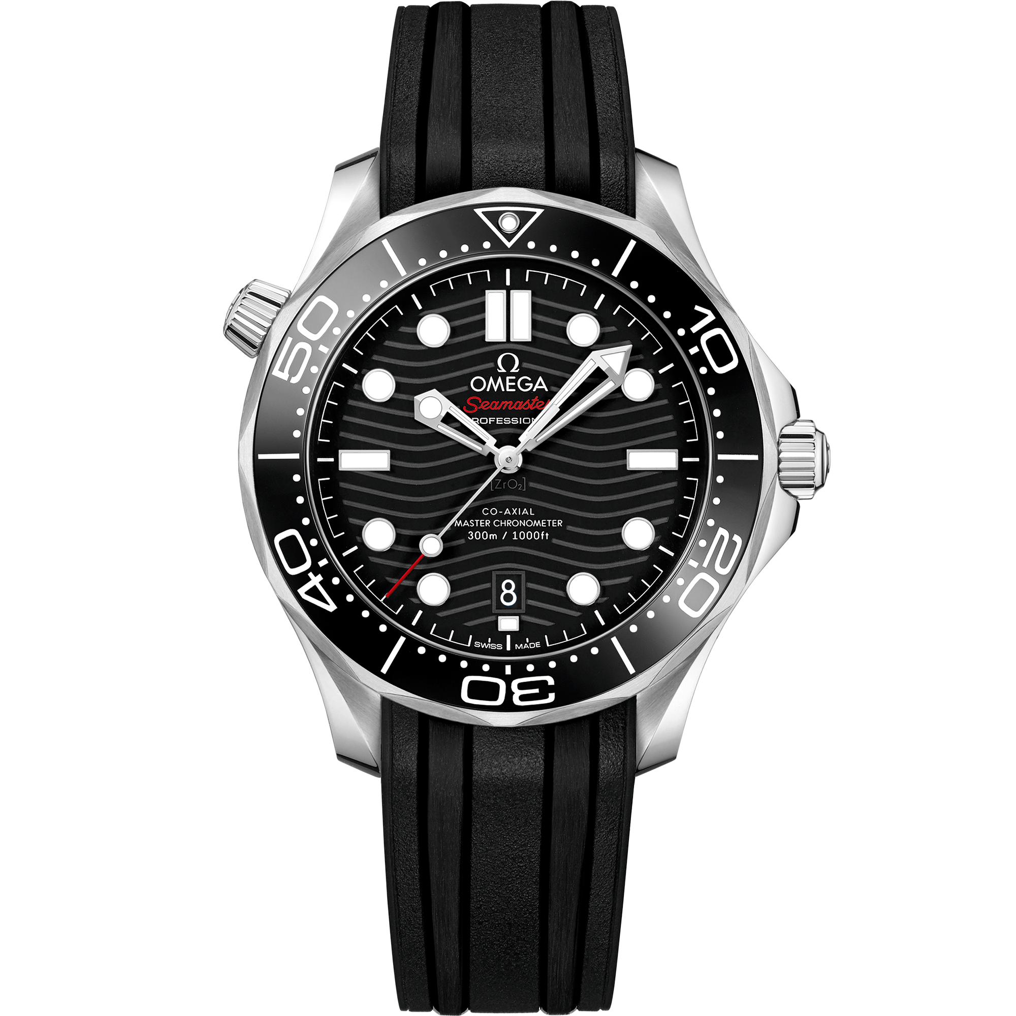 Barmakian Omega Seamaster Diver 300M 42mm steel on rubber strap