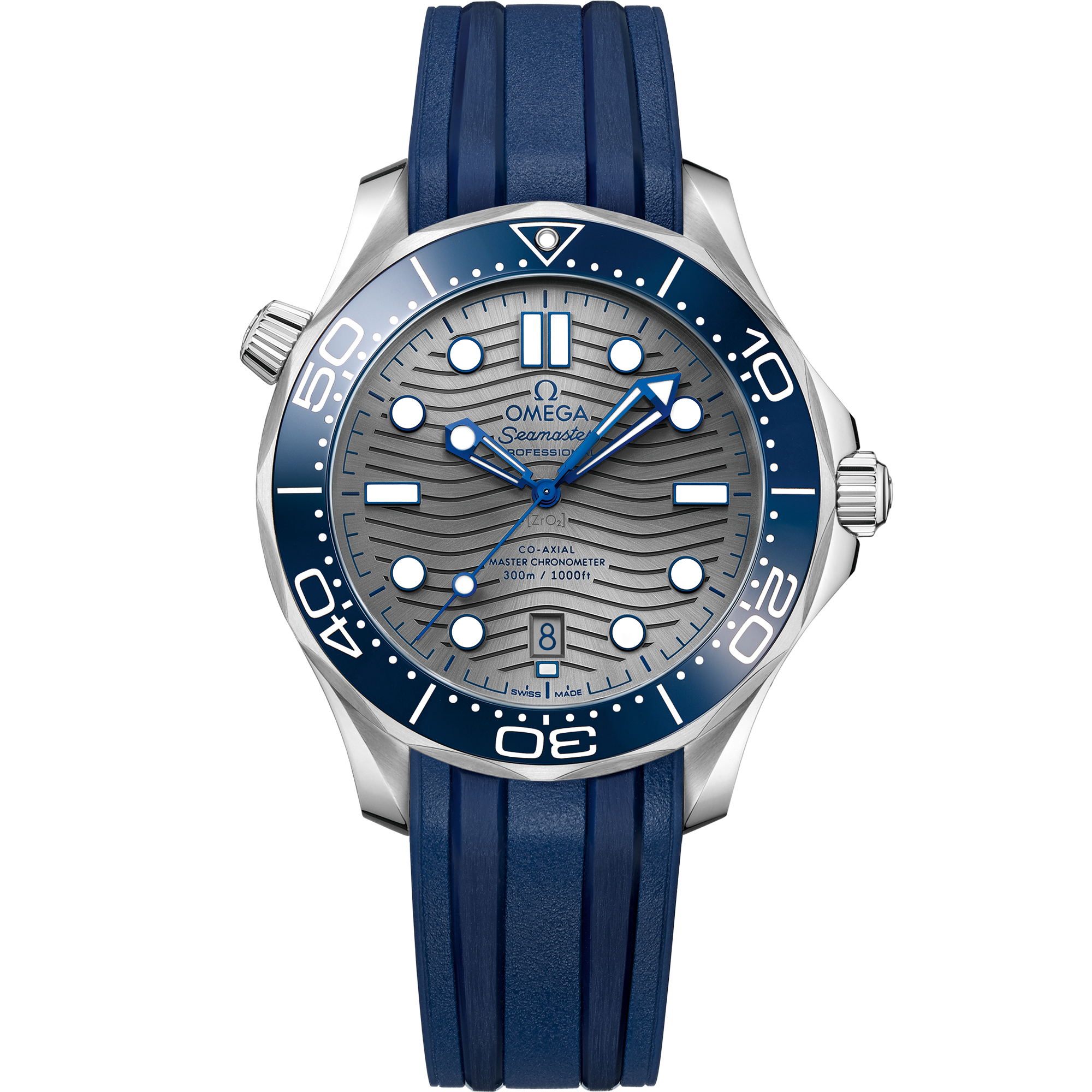 Barmakian Omega Seamaster Diver 300M 42mm steel on rubber strap