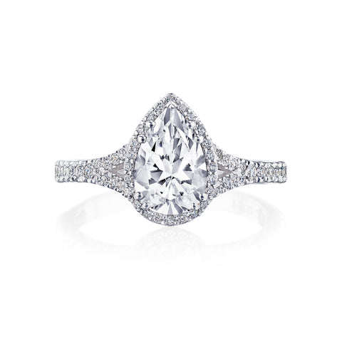 Tacori Dantela Pear Shape Diamond Engagement Ring