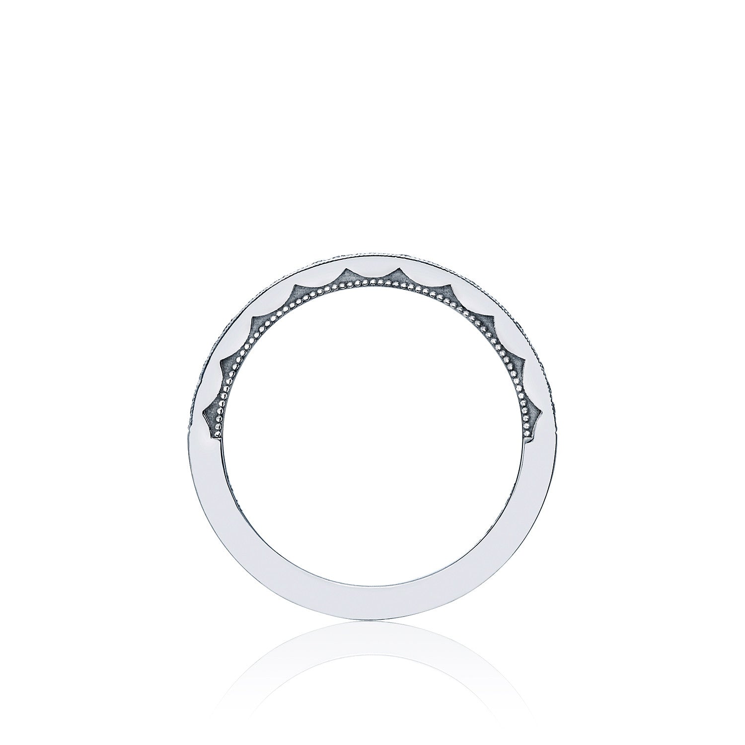 TACORI Sculpted Crescent Diamond Wedding Band