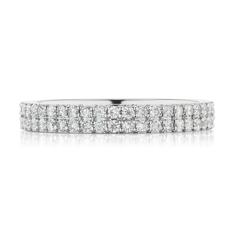 Barmakian Double Row Diamond Band