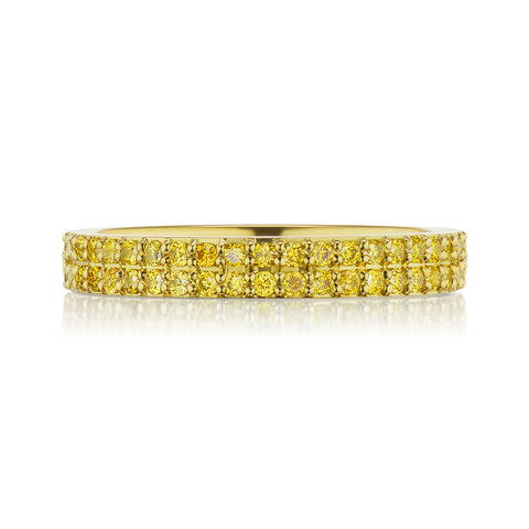 Barmakian Yellow Diamond Band