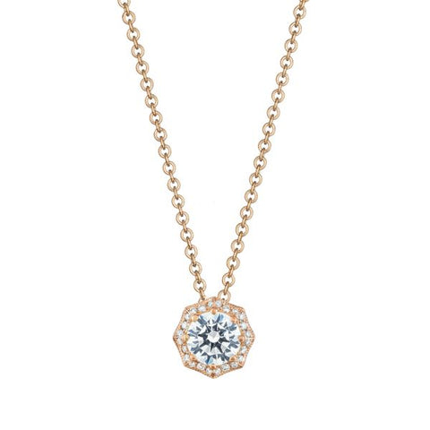 Tacori Petite Crescent Pendant Necklace