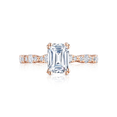 Tacori Petite Crescent Diamond Engagement Ring