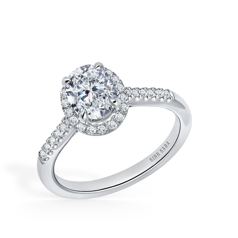 Kirk Kara Oval Diamond Engagement Ring