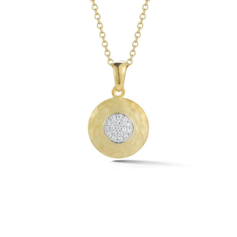 I. Reiss Diamond Disc Pendant