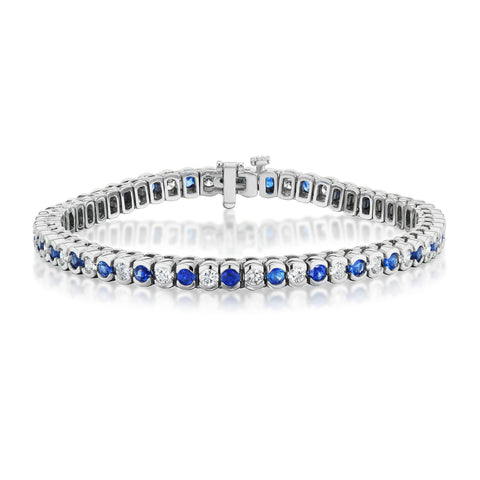 Sapphire and Diamond Bracelet