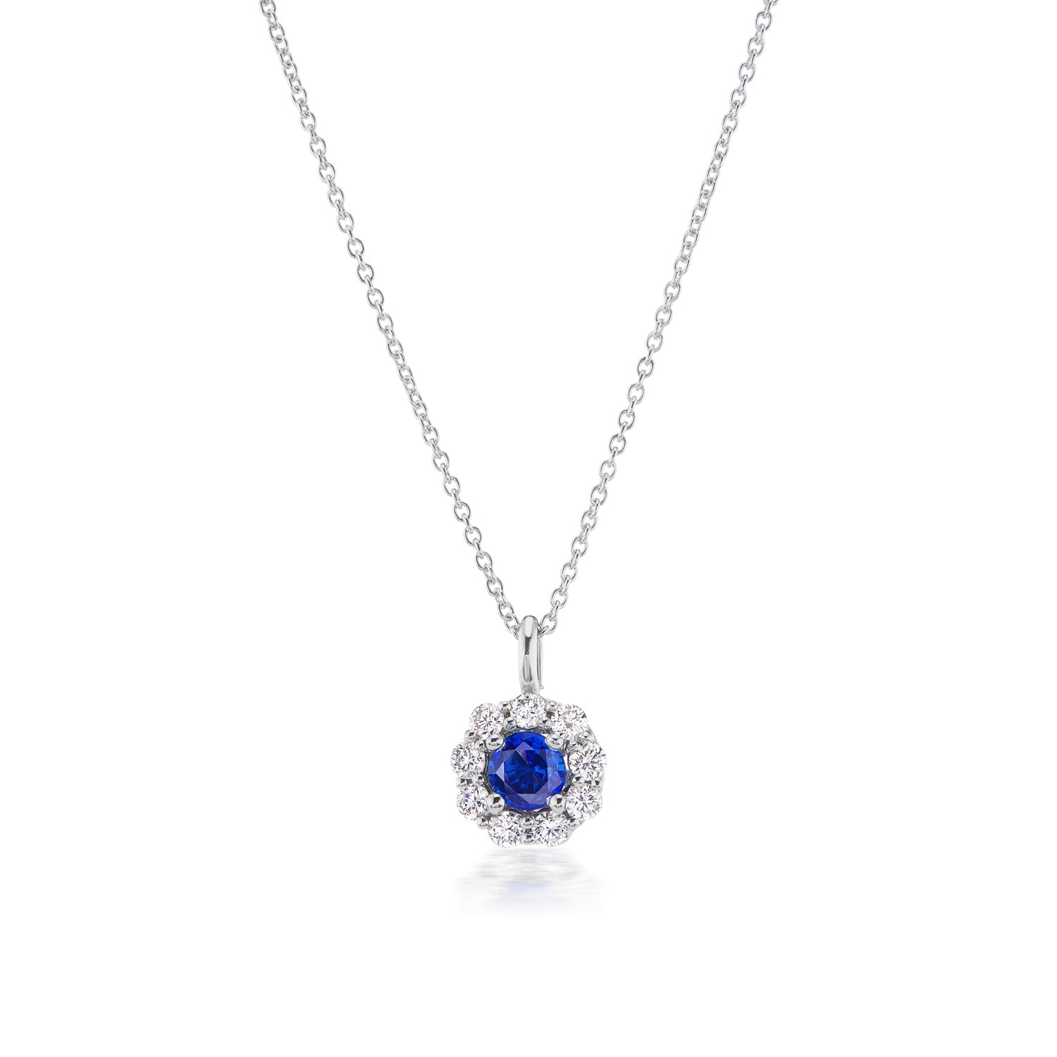 Barmakian Sapphire and Diamond Pendant - Main Image