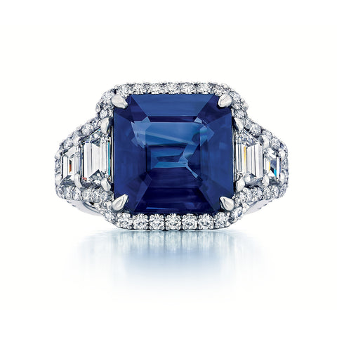 Sapphire and Diamond Ring