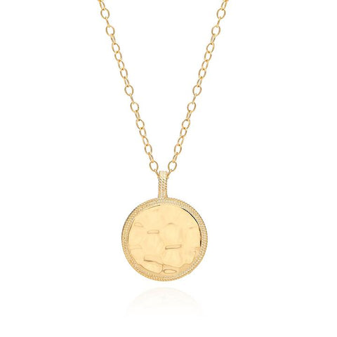 Anna Beck Hammered Pendant Necklace