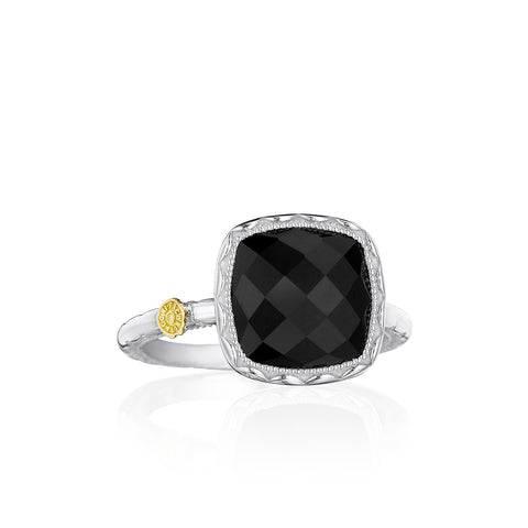 Tacori Cushion Gem Ring featuring Black Onyx
