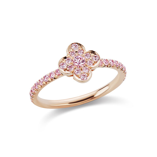 Rose Gold and Argyle Diamond Ring