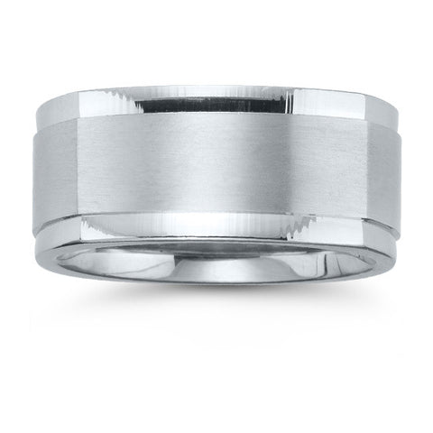 Novell Frost Finish Wedding Band