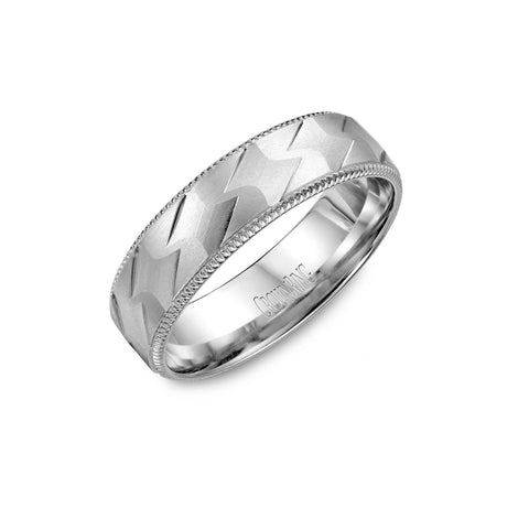 Gentlemen's Crown Ring Wedding Band