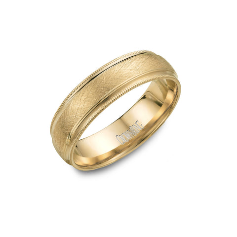 Gentlemen's Crown Ring Wedding Band