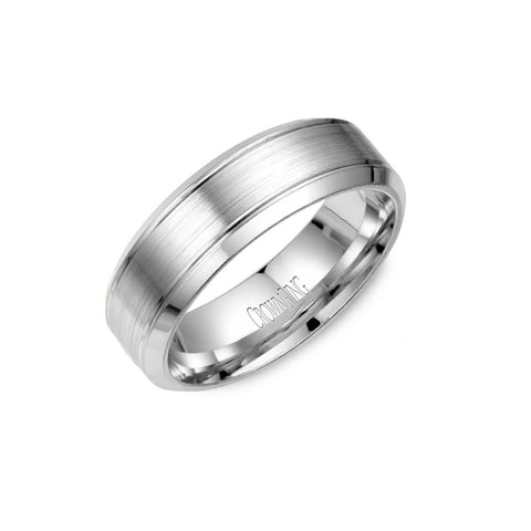 Gentlemen's Crown Ring Wedding Band