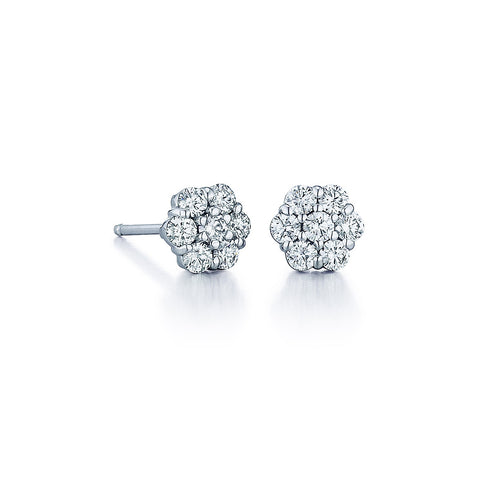 Diamond Cluster Earrings