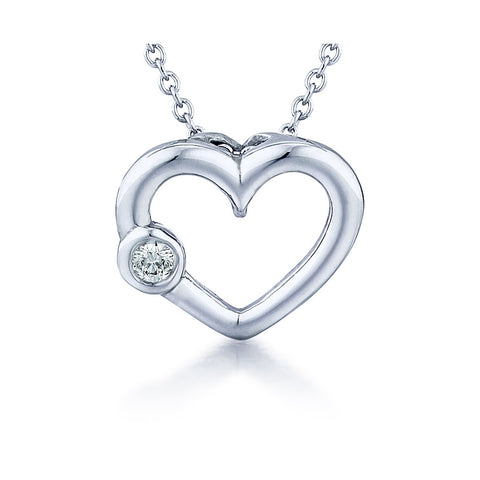Diamond Heart Pendant