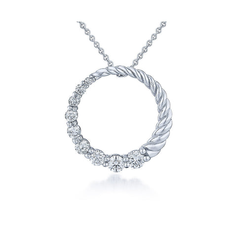 Diamond Circle Pendant