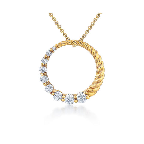 Diamond Circle Pendant