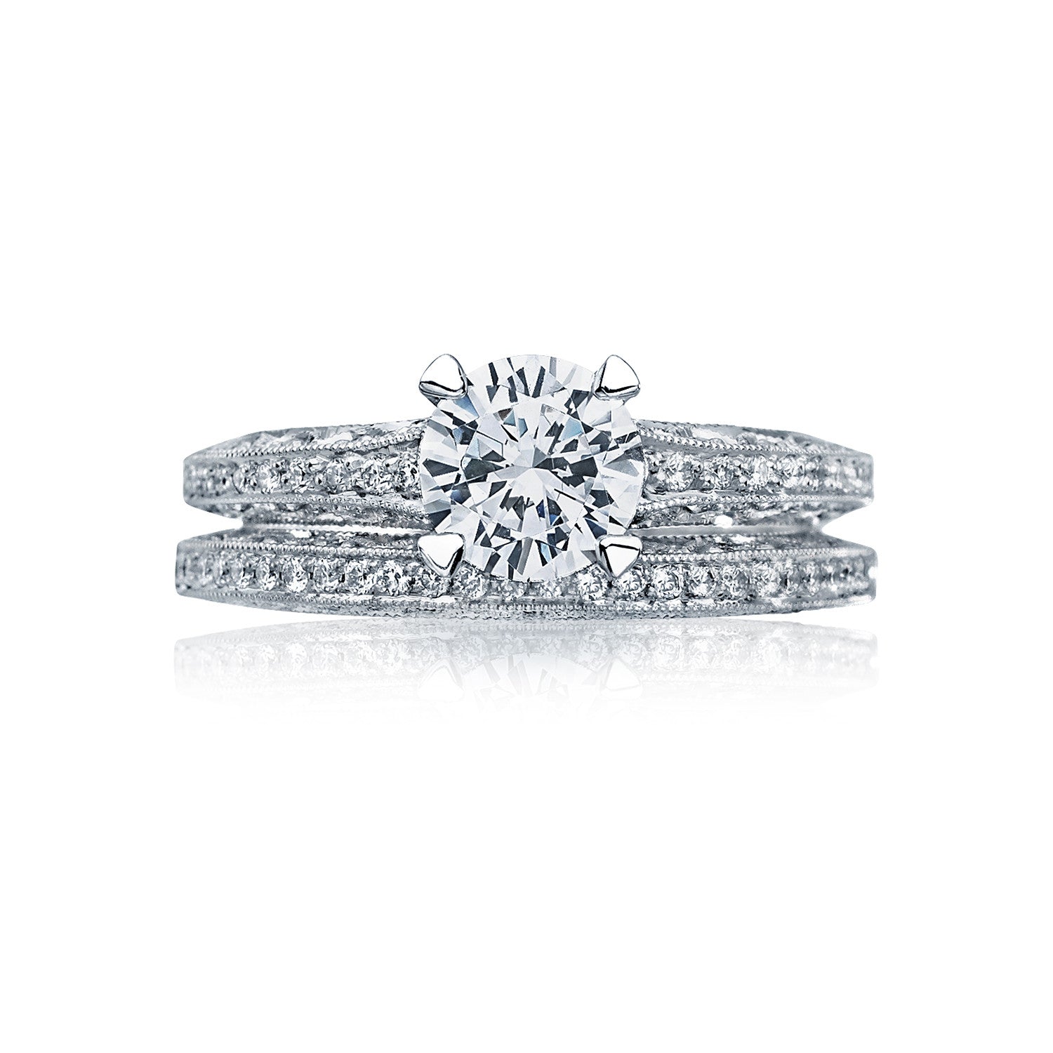 TACORI Classic Crescent Diamond Engagement Ring