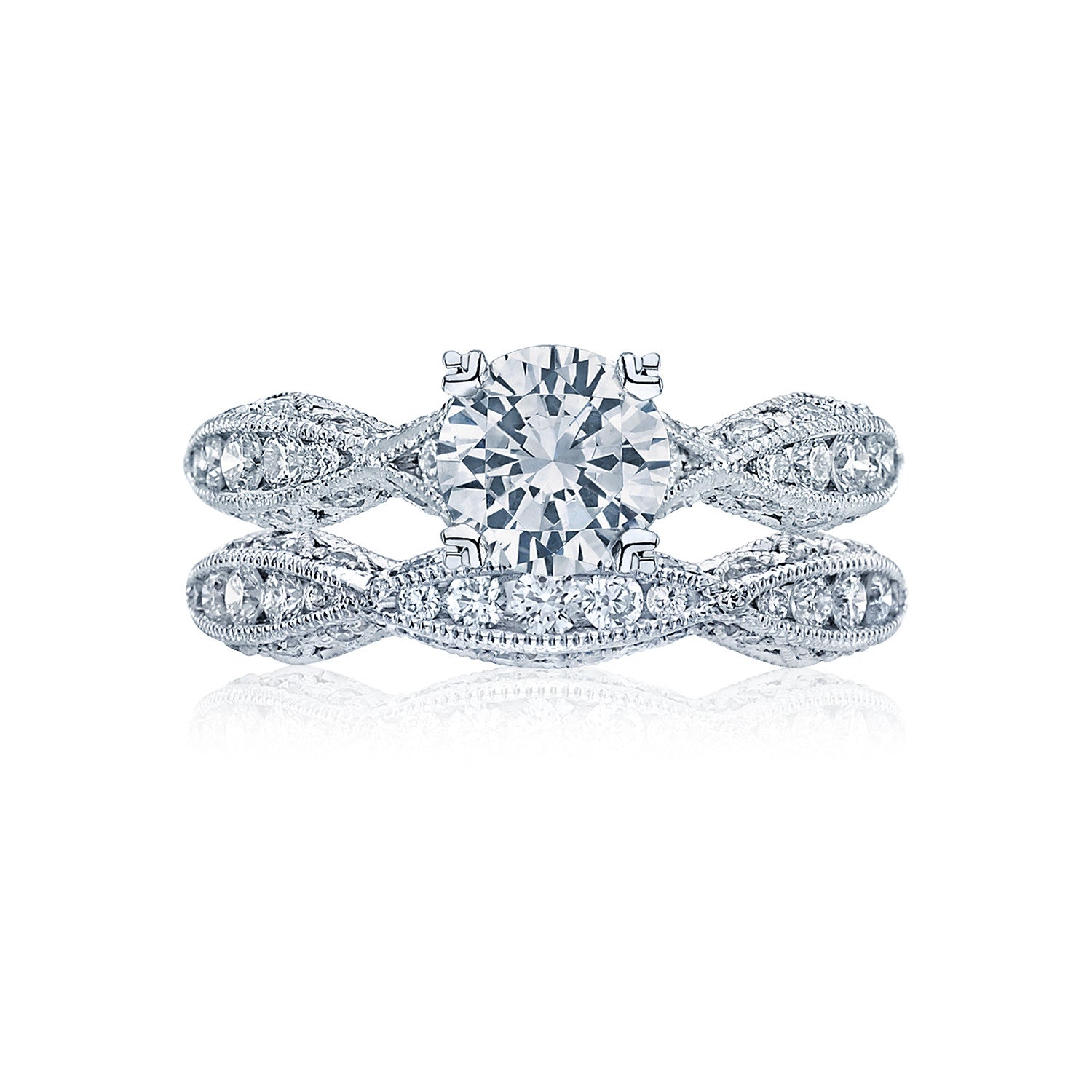 TACORI Classic Crescent Diamond Engagement Ring