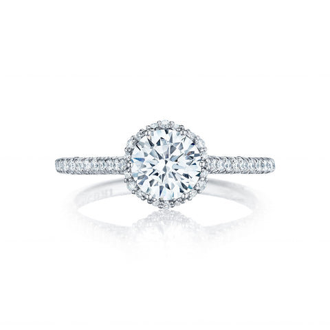 Tacori Petite Crescent Diamond Engagement Ring