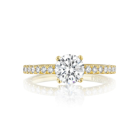 Tacori Petite Crescent Diamond Engagement Ring