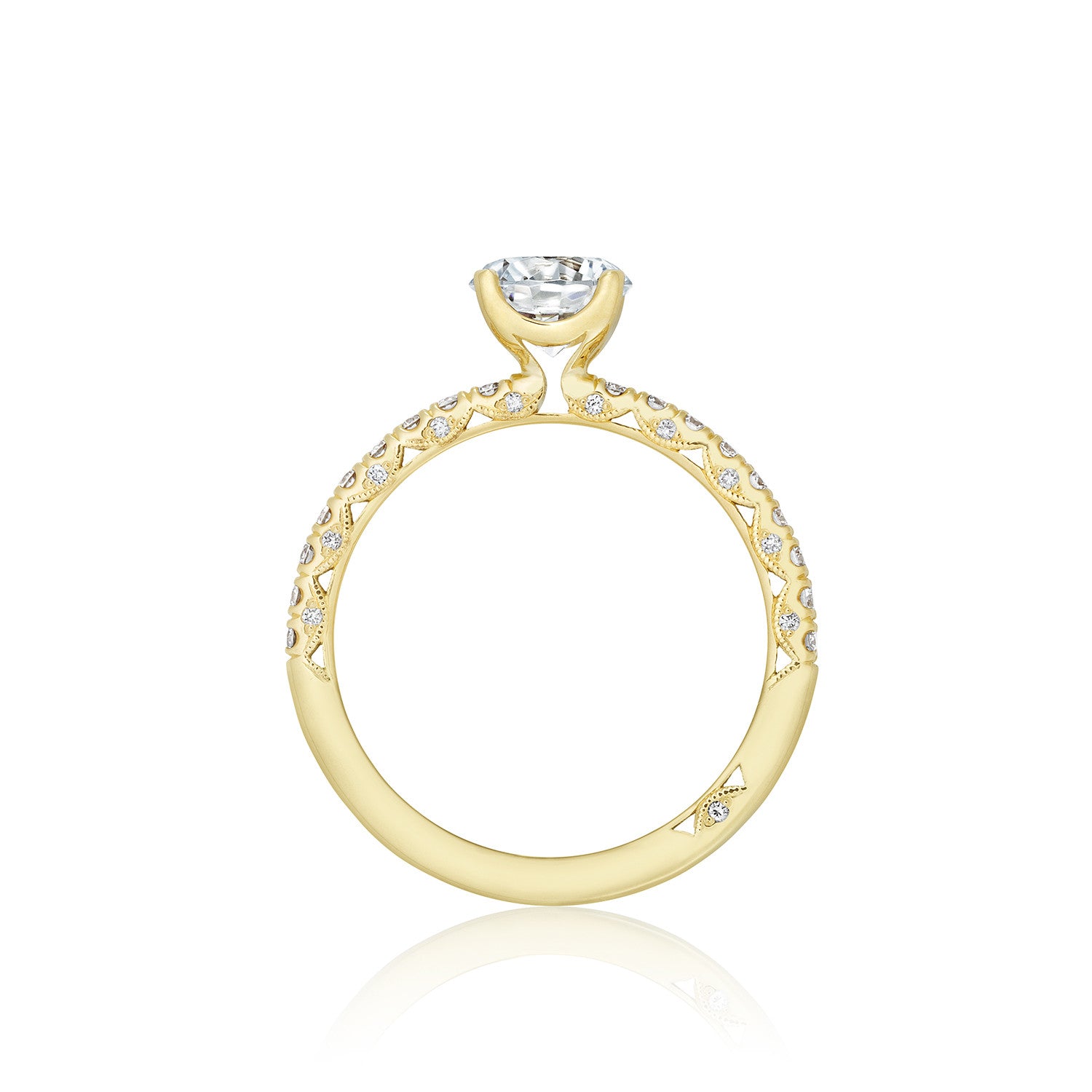 TACORI Petite Crescent Diamond Engagement Ring
