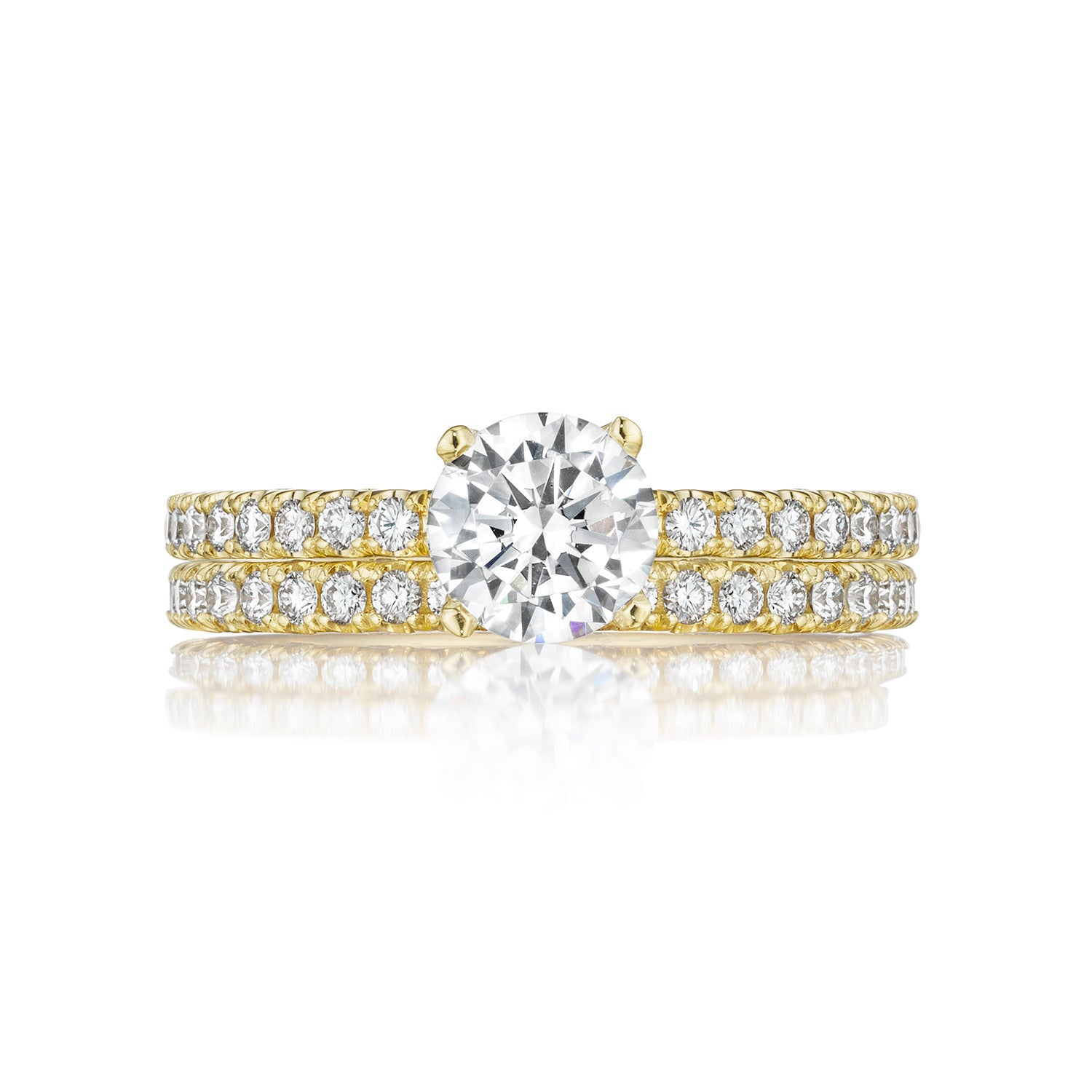 TACORI Petite Crescent Diamond Engagement Ring