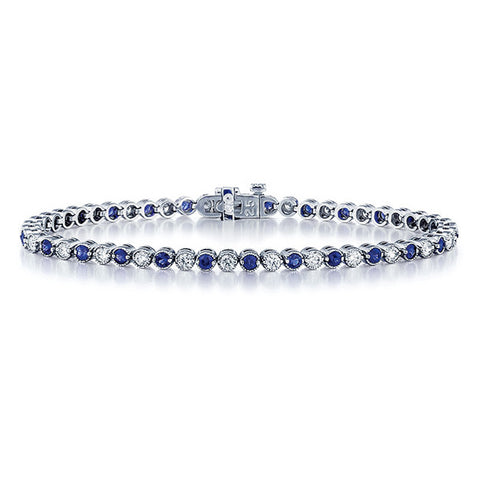 Sapphire and Diamond Bracelet