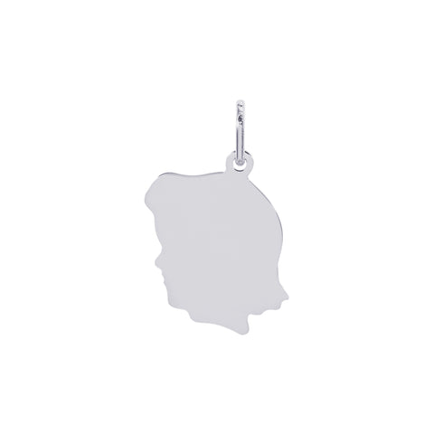 Girl Disc Charm