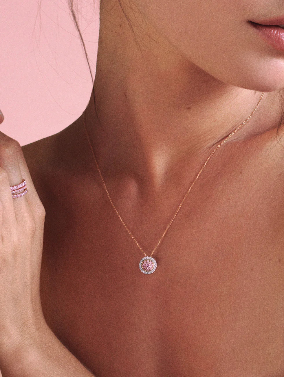 Argyle Pink Diamond Pendants