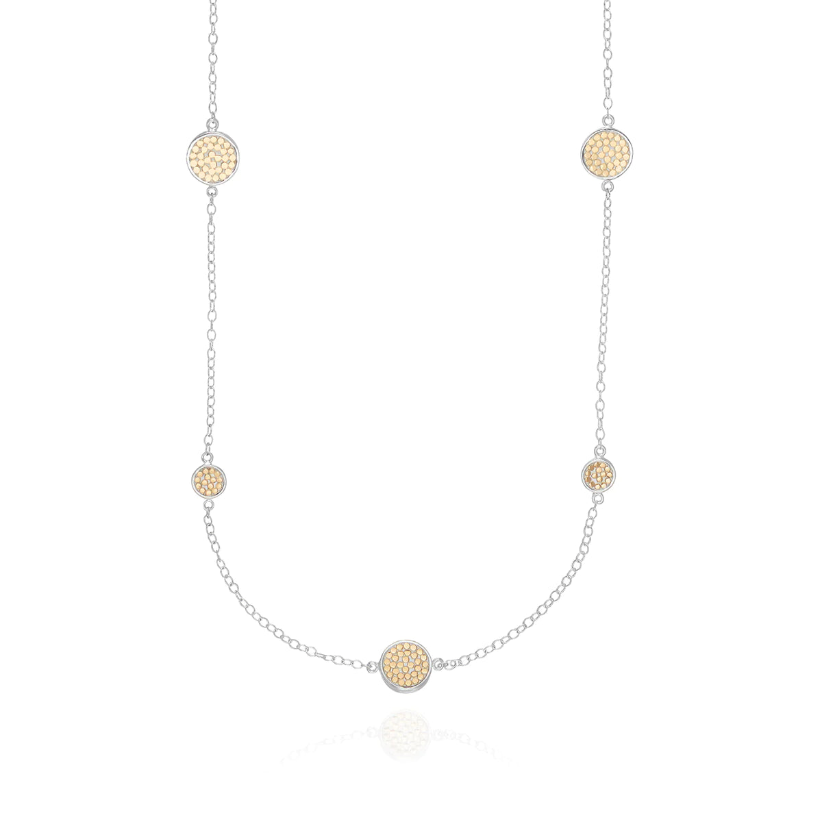 Anna Beck Classic Long Multi-Disc Station Necklace