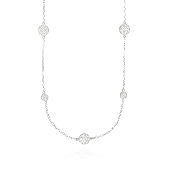 Anna Beck Classic Long Multi-Disc Station Necklace