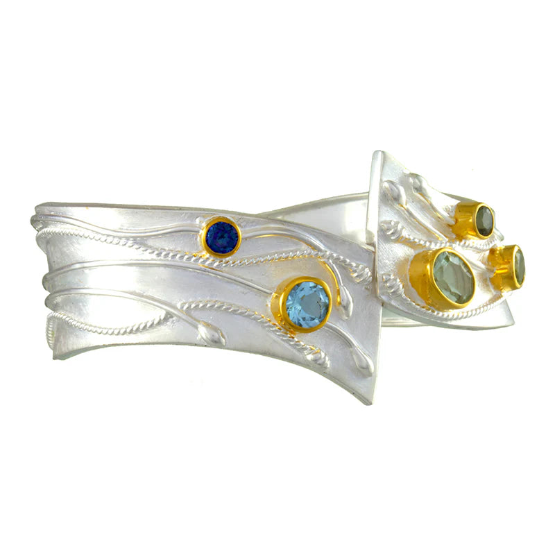 Michou Multi Stone Cuff Bracelet