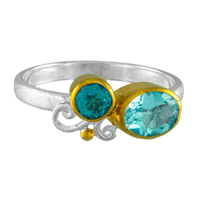 Michou Blue Topaz Ring