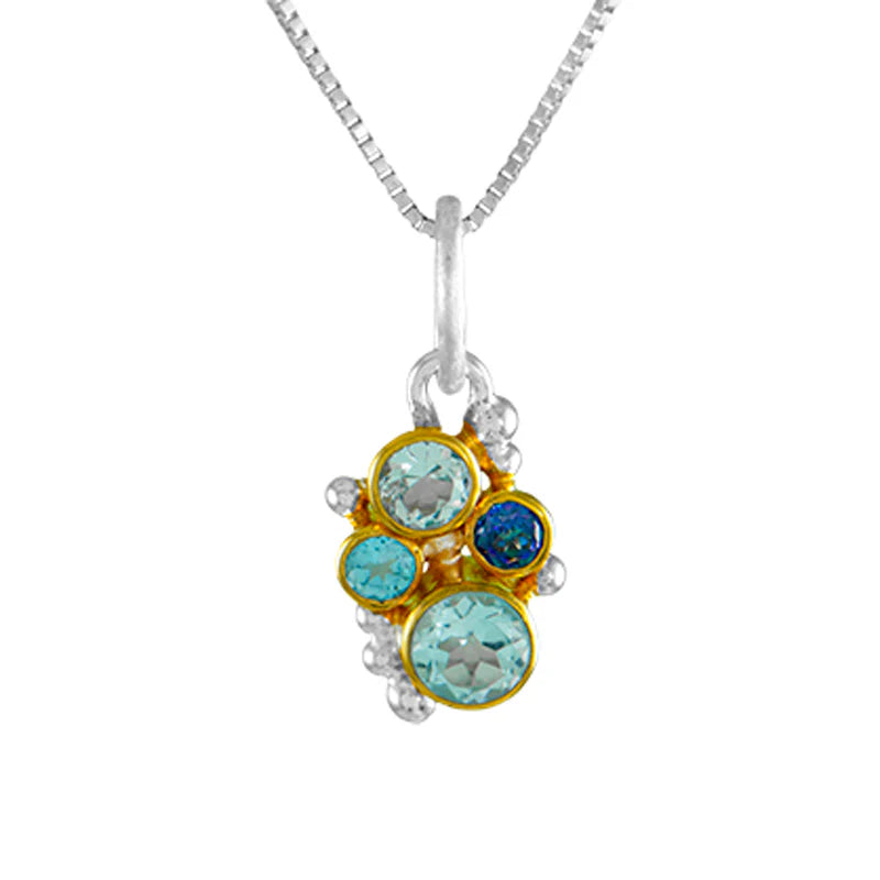 Michou Blue Topaz Pendant